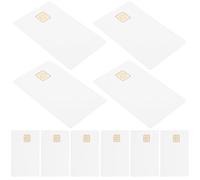 NAMOARLY 10 Pezzi Scheda Ic Bianca con Chip 16k Memoria, Carta Pvc per Controllo Accessi, Grande Capacità di Archiviazione, Versatile per Comunità e Aziende
