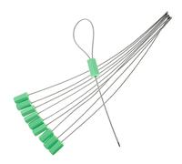 NAMOARLY 10 Pezzi Sigillo per Cavi Autobloccante Antimanomissione in Acciaio Rivestimento Abs, Fascette Stringicavo Regolabili per Spedizioni, Sicurezza Container e Rimorchi Industria