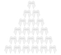 NAMOARLY 100 Pezzi Fiocchi di Nastro 2,2x2cm Fiocchetti Fatti a Mano Multiuso per Chioma e Cinture Decorazioni per Shower e Natale