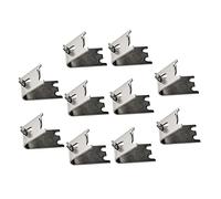 NAMOARLY 10pezzi Clip Per Ripiano Congelatore in Acciaio Inossidabile Supporti Per Ripiano Frigorifero Adatti Vetrine e Congelatori Resistenti e Facili Da Installare