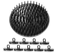 NAMOARLY 10pezzi Spazzola Per Per Capelli Da Viaggio Scrub Esfoliante Per Capelluto Spazzola Manuale Per Massaggio Del Capelluto Massaggiatore Per Lavare i Capelli