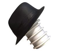 NAMOARLY 1pezzi Per Bottiglie Silicone Forma Cappello Chiusura Per Vino e Riutilizzabile e Salva Colore Rosso Per e Speciali