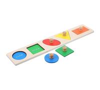NAMOARLY 1Set Puzzle Legno Per Educativo Con Manopole Per Apprendimento e Sviluppo Coordinazione e Stimolazione Sensoriale