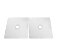 NAMOARLY 2 pezzi Accessorio Bagno Scovolino Wc in Inox Copertura Quadrata Antiodore e Antistain per Locale Wc Fresco e Pulito