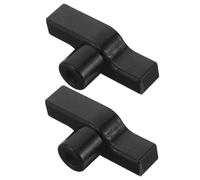 NAMOARLY 2 Pezzi Dado Compatto in Lega di Alluminio Nero a Farfalla Compatibilità per Accessori Luci da Palcoscenico per Strutture Sceniche ed Eventi