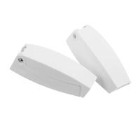 NAMOARLY 2 Pezzi Gancio per Porta Camper in ABS Bianco Meccanismo di Blocco Sicuro e Pieghevole, Supporto per Porta Bagagli Camper e Motorhome, Accessorio Campeggio Pratico