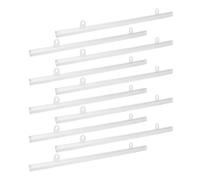 NAMOARLY 20 Pezzi Barra per Appendere Poster in Pvc Clip, Supporto Resistente per Cartine e Pezzi, Installazione Rapida per Gallerie e Centri Commerciali