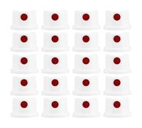NAMOARLY 20 Pezzi Ugelli per Vernice Spray per Bombolette Finitura Senza Cuciture e Resistente all'Acqua, Adatti a Valvola Maschile da 4mm, Aspetto Moderno Bianco