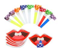 NAMOARLY 20pezzi Soffiatori Divertenti Per Feste Di Giocattoli Acustici Colorati Per Compleanni Matrimoni e Festival Strumenti Musicali Per Celebrazioni e Festeggiamenti