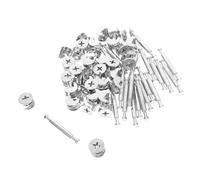 NAMOARLY 20sets Connettori Per Armadi Fissaggio Eccentrico Per Mobili Kit Di Viti Per Riparazione Facile Installazione Per Cucine e Armadi