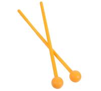 NAMOARLY 2pezzi Bacchette per Percussioni in Abs per Batteria da Esibizione e Carillon Bacchette Portatili per Strumenti Musicali