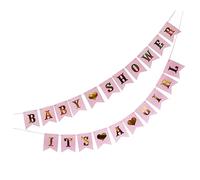 NAMOARLY 2pezzi Banner Decorativo Per Shower e Compleanno Ghirlanda Con Lettere Adorabili Decorazioni Festive Per Ragazze e Ragazzi Atmosfera Colorata e Divertente Per Feste Di Compleanno e