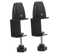 NAMOARLY 2pezzi Supporto per Pannello Privacy da Scrivania Alluminio Clip per Divisore da Ufficio Facile Installazione Senza Trapano Design Elegante e Resistente per Spazi di Lavoro Colore