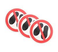 NAMOARLY 3 Adesivi Segnale di Divieto di Calpestamento Autoadesivi Resistenti per Sicurezza Industriale, Cartelli Avvertimento Non Calpestare per Officine e Ambienti Pericolosi