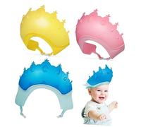 NAMOARLY 3pezzi Cuffie Doccia Per Ragazzo Ragazza Ragazza Visiera Protettiva Per Lavare i Capelli Cinturino Regolabile Materiale Delicato Facile Da Pulire e Riutilizzare