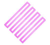 NAMOARLY 4 Pezzi Righello in Acrilico per Lettura Guidata Strisce di Lettura per Dislessia, Aiuto per Concentrazione e Identificazione Rapida delle Regole, Accessorio per Giochi Mahjong