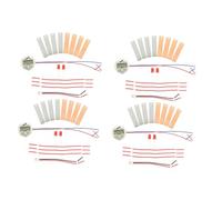 NAMOARLY 4 Set Kit Scientifico Batterie Frutta per Elettronico Esperimenti Stem da Te con Arancia Patata Insegna Elettrici Rinnovabile per Scuola e Casa