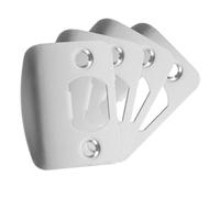 NAMOARLY 4pezzi Placca di Rinforzo per Porta Inossidabile Copri Serrature e Maniglie per Porte Compatibile con Varie Tipologie di Serrature Design Elegante e Resistente Facile da Installare