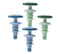 NAMOARLY 4pezzi Tappi Di Sealing Per Bottiglie Di Vino Alimentare Da Cone Design Per Preservare Gusto Di Vino Birra e Cocktail Colori Per Casa e Bar
