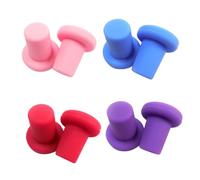 NAMOARLY 4pezzi Tappi Per Vino Silicone Riutilizzabili Di Tappi Ermetici Per Bottiglie Di Vino Stoppers Impermeabili Per Conservare Durante Feste e Picnic Certificati Silicone Alimentare