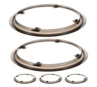 NAMOARLY 5 Pezzi Paracatena per Mountain Bike 4 Fori, Protezione PVC | Uso su Pignoni e Corone da Bici, Installazione Semplice, Finitura Elegante, Adatta a Guida Fuoristrada