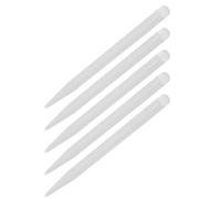 NAMOARLY 5 Pezzi Penna in Plastica Bianca da 10mm e 2,5mm a Doppia Compatibile con Schermi a Tecnologia a Infrarossi per Presentazioni e Ufficio Domestico