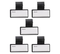 NAMOARLY 5 Targhette Identificative per Stetoscopio Clip, Cartello Nome per Tubo Stetoscopio, Accessori per Fonendoscopio, Etichette Vuote per Identificazione Professionale Uso Medico