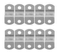NAMOARLY 50 Pezzi Clip Metalliche per Cornice Tela, Staffe a Z in Ferro, Supporti ad Angolo Retto per Quadri e Specchi, Facile Installazione, per Progetti di Montaggio