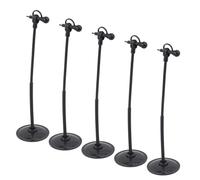 NAMOARLY 5pezzi Microfono Miniatura Per Bambole Da Accessori Per Casa Delle Bambole Musicale Per Storie e Spettacoli Decorazione Realistica Per Ambienti