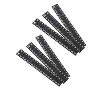 NAMOARLY 6 Pezzi Termometro Adesivo per Fermentazione, Stick On Thermometer, Striscia Termometro in PET e Cristallo Liquido, Nero, Riutilizzabile, per Barattoli e Contenitori, per