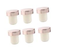 NAMOARLY 6pezzi Tappi Per Bottiglie Vino T-shaped Alluminio Rosa Oro Tappi Riutilizzabili Per Sigillare Bottiglie Vino Facili Da Usare e Pratici e Ristoranti