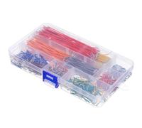 NAMOARLY 840 Pezzi Kit Jumper Wire per Breadboard con Scatola Cavi Flessibili in Alluminio Assortiti di Varie Lunghezze per Prototipi Pcb Elettronica Fai da Te e Progetti DIY