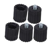 NAMOARLY Adattatore Filettato in Plastica 5 Pezzi, Testa di Conversione 5/8" a 1/4" per Strumento di Livello, Connettore Compatto per Livellatori e Accessori da Cantiere