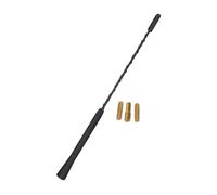 NAMOARLY Antenna Radio per Auto Am/fm Nera Design Corto in Gomma e Alluminio, Facile Installazione per Accessori Esterni Veicolo
