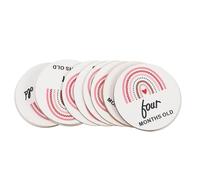 NAMOARLY Carte Milestone Mensili per Ragazzo Ragazza 14 Pezzi in Materiale Sintetico Design Creativo e Colore Assortito per Fotografia e Celebrazione del Primo Anno