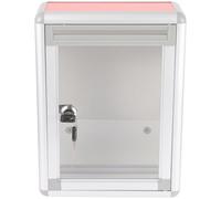 NAMOARLY Cassetta Postale da Parete in Lega di Alluminio per Reclami e Suggerimenti Caricamento Frontale, Adatta per Ufficio, Scuola e Ambienti Pubblici, Elevata Resistenza