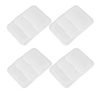 NAMOARLY Coperchio per Dispenser Salviette in Plastica Bianco 30 Pezzi Chiusura a Ribalta, Riutilizzabile, Facile da Pulire, Tenuta per Salviette