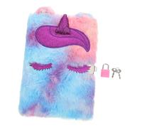 NAMOARLY Diario Unicorno con Lucchetto Sicuro per Taccuino Peluche per Scrivere e Disegnare Diario Segreto Privacy Protetta Regalo per Ragazze e Ragazzi Scuola e Viaggio