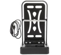 NAMOARLY Dispositivo Stepper Contapassi per Cellulare USB Nero Supporto Base, Oscillatore Muto per Esercizio e Fitness, Accessorio Tecnologia Fitness per Monitoraggio Passi