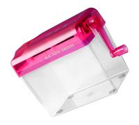 NAMOARLY Distruggidocumenti Manuale Piccolo da Scrivania in Plastica e Metallo Resistente Trita Carte Casa e Ufficio Protezione Privacy con Manovella Facile da Usare Adatto Ricevute e