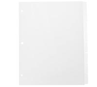 NAMOARLY Divisori per Raccoglitore a 3 Anelli in Pp Smerigliato, Resistenti Agli Strappi, Facili da Installare o Rimuovere, per Presentazioni e Ricerche, 8 Fogli per Taccuino