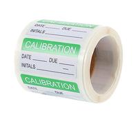 NAMOARLY Etichette Adesive Colorate Scrivibili Verde Autoadesive in Rotolo da 300 Pezzi, Etichette di Calibrazione Resistenti per Controllo Qualità e Identificazione