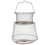 NAMOARLY Gabbia in Rete per Pesca Compatta e Portatile Trappola Multiuso per Pesci Gamberetti e Granchi Strumento di Pesca Esterno Resistente