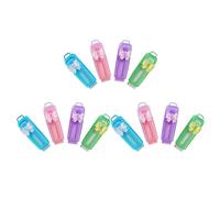 NAMOARLY Gomme Retrattili a Pulsante 12 Pezzi, Gomma per Matita da Disegno Custodia in Plastica, Cancellazione di Precisione per Studenti e Ufficio, Gomma Meccanica Compatta per Scuola