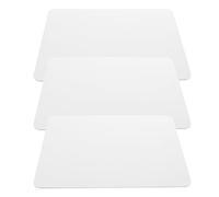 NAMOARLY Lavagna Bianca Piccola Cancellabile 3 Pezzi in Pvc Riutilizzabile Design Cancellabile per Portatile per Disegno e Scrittura All'aperto