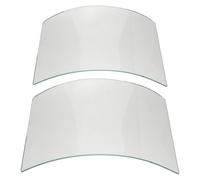 NAMOARLY Lenti Protettive in Vetro per Casco da Sabbiatura 2 Pezzi, Visiera Trasparente Resistente per Protezione Completa del Viso, Sostituzione Rapida e Compatibile Caschi