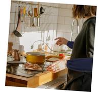 NAMOARLY Manicotti Protettivi Antischizzo e Resistenti al Calore per Avambraccio Maniche Lunghe in PU per Cucina e Giardinaggio Protezione per Braccia Facili da Colore Blu Scuro