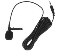 NAMOARLY Microfono Clip-On per Strumenti a Fiato Condensatore Nero con Cavo Esteso in Metallo e Gomma per Registrazione di Sax e Violino