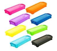 NAMOARLY Mini Contenitore Per Cancelleria Da Scrivania Organizer Per Astucci in Plastica Da 8 Pezzi