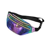 NAMOARLY Moda Borse Olografiche borsello cintura sportivo sacchetti lucidi per la toilette gli sport borsa sul petto borsa a tracolla Borsa a Mini Portachiavi Bibbia